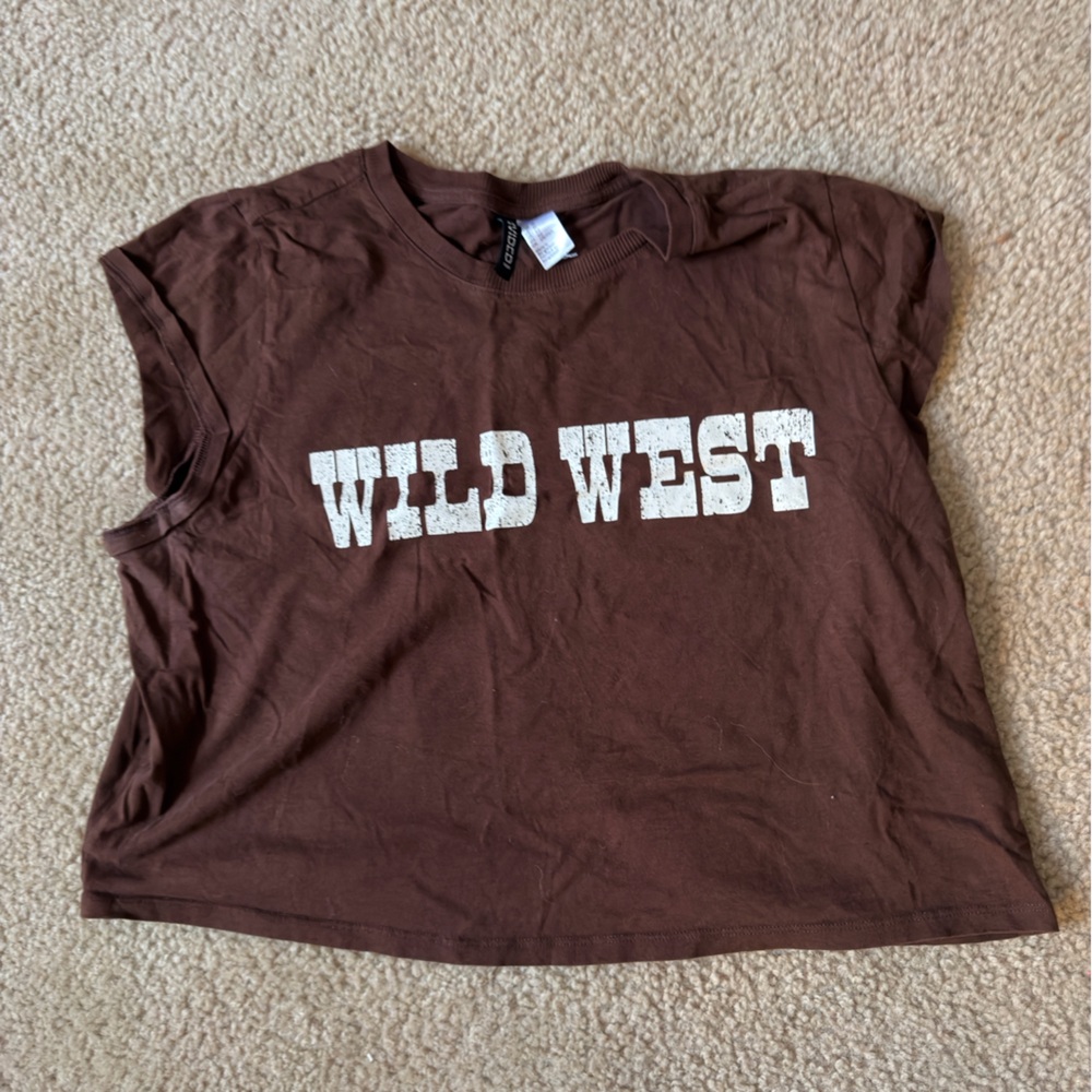 Divided Brown Wild West Graphic Tee